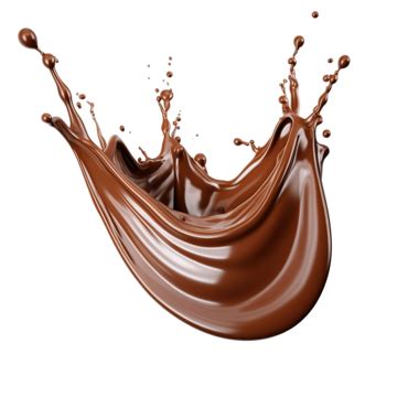 Chocolate Splash With Droplets Chocolate Chocolate Splash Splash PNG