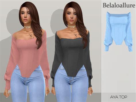 The Sims Resource Belaloallureaya Top