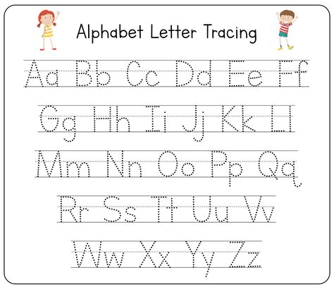 Free Abc Tracing Sheet Printable Printable Form Templates And Letter