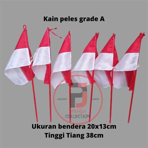 Bendera Sedotan Isi 10 Merah Putih Hut Kemerdekaan Lazada Indonesia