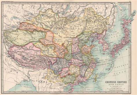 Asia Antique Asia Maps And Old Art Prints East Asia South Asia