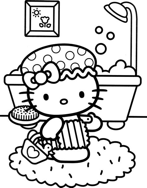 Cool Hello Kitty Coloring Pages Download And Print For Free Lusine