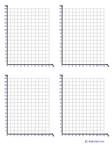 Graph Paper Printable Math Graph Paper