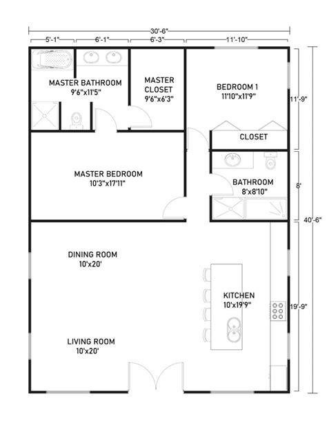 Amazing 30x40 Barndominium Floor Plans What To Consider