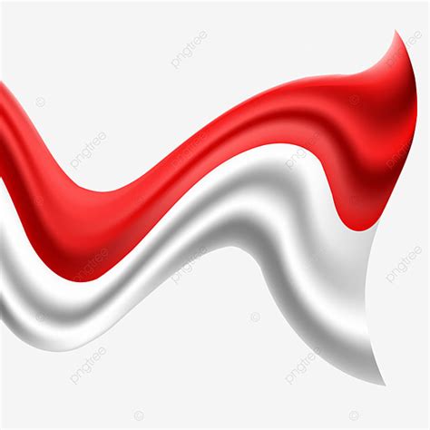 Bendera Indonesia Vector Hd Images Realistic Indonesia Flag Or Bendera