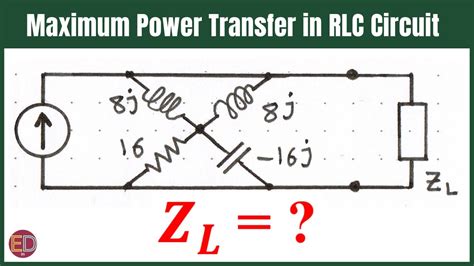 Maximum Power Transfer In RLC Circuit With Example Maximum Power