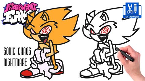 How To Draw Fleetway Super Sonic Friday Night Funkin Fnf Mod