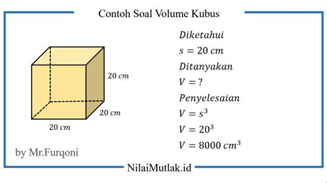 Soal Dan Kunci Jawaban Volume Kubus Dan Balok Terbaru