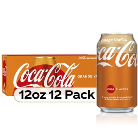 Coca Cola® Orange Vanilla Soda Cans 12 Pk 12 Fl Oz Fred Meyer