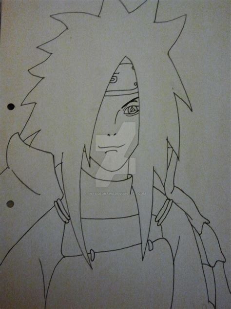 Madara Uchiha Outlines By Inragedraws On Deviantart