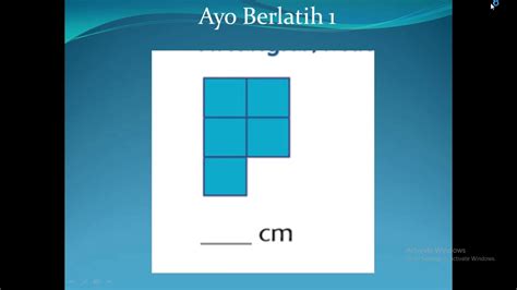 Video Pembelajaran Kelas 3 SD Menghitung Keliling Bangun Datar Dengan