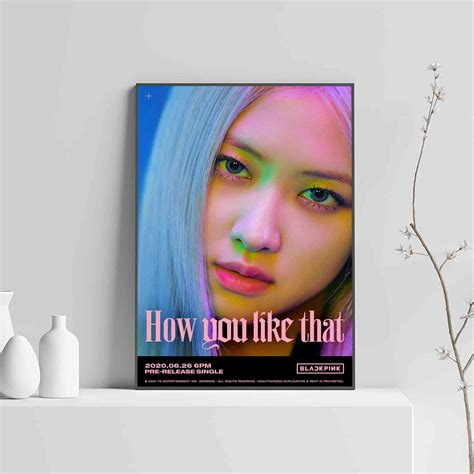 Rose Blackpink How You Like That Posters