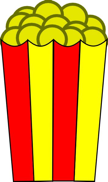 Popcorn Clip Art At Vector Clip Art Online Royalty Free