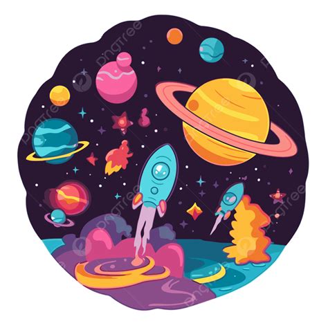 Space Background Vector Illustration Clipart Space Clipart Background