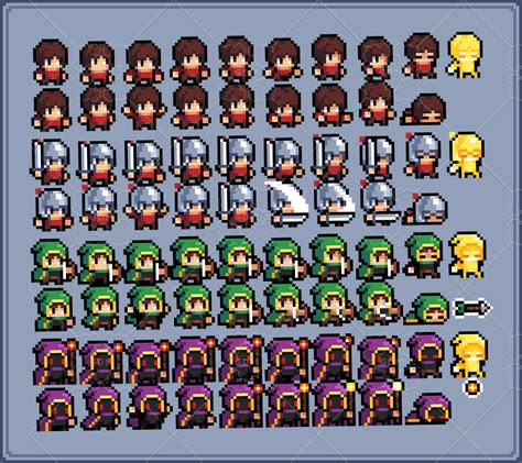 8 Bit Rpg Sprite Sheet