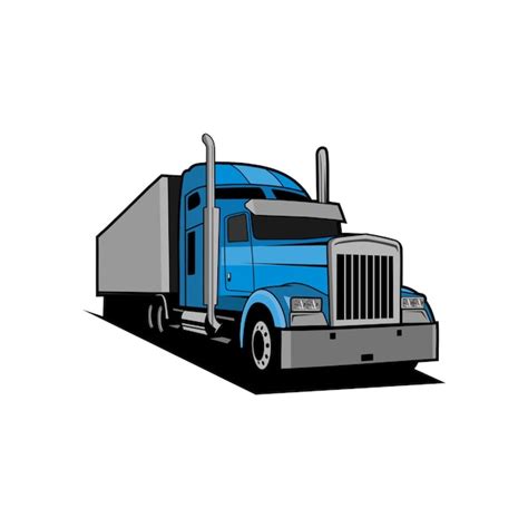 Premium Vector Semi Truck