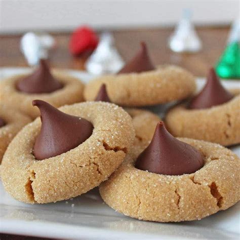 See more ideas about kiss cookies, cookie recipes, hershey kiss cookies. Peanut Butter Blossoms - If You Give a Blonde a Kitchen