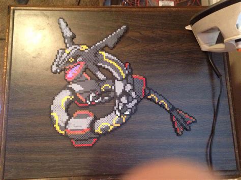 Shiny Rayquaza Perler Bead By K4rl33 On Deviantart