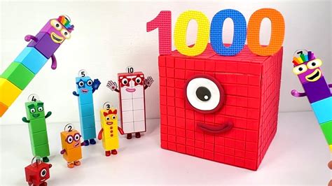 Numberblocks Counting Number Blocks 1 To 1000 Learn To Count One