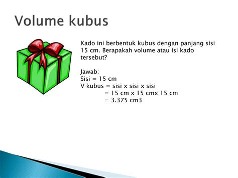 Hubungan Antar Satuan Volume PPT