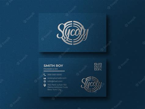 Premium Psd Modern Luxury Business Card Mockup And Gold Effect Logo