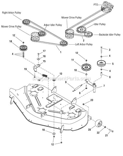 Snapper 42 Inch Deck Belt Diagram Wiring Site Resource