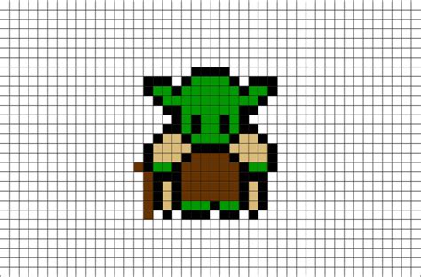 Yoda Pixel Art Pixel Art Pattern Art Art