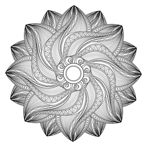 Get Difficult Extreme Mandala Coloring Pages Home