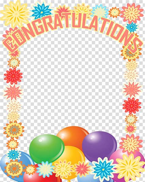 Congratulations Clipart Frame Congratulations Frame Transparent Free