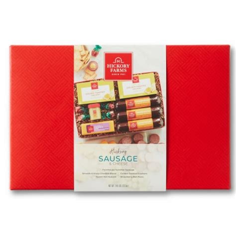 hickory farms sausage and cheese collection 1 45 lb king soopers