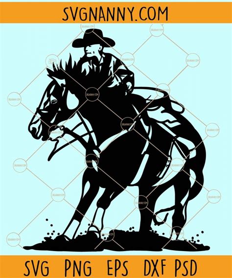 Rodeo Svg Cowboy Svg Horse Svg Horse Riding Svg Western Svg