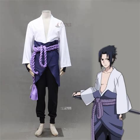 Athemis Naruto Cosplay Uchiha Sasuke Cosplay Costume Custom Made Unisex