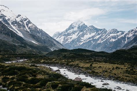 Aoraki Mount Cook The Highest Mountain In New Zealand Oc 4302x2868