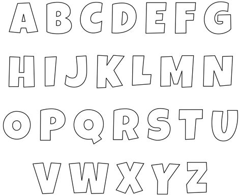 Free Alphabet Stencil Templates Nismainfo