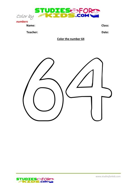 Color By Number Preschool Printables Worksheet 1 100