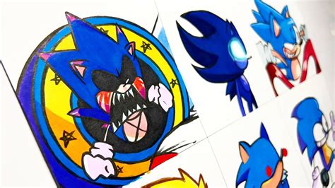 How To Draw Sonic Friday Night Funkin