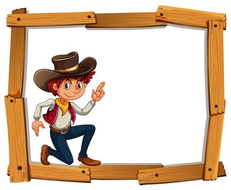 Cowboy Border Clip Art Page Border And Vector Graphics Cowboy