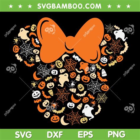 Minnie Mouse Halloween Svg Png