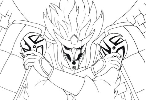 Kakashi Hatake Coloring Page Coloring Nation