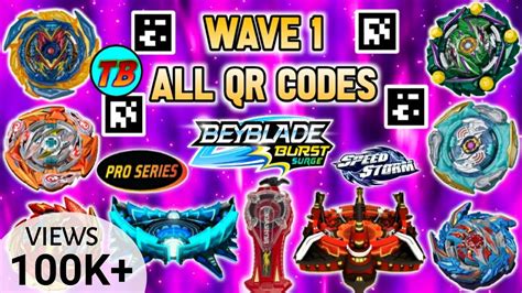 Wave 1 All Qr Codes Beyblade Burst Surge App Youtube