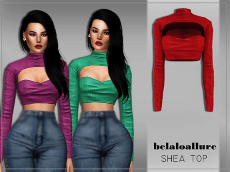 The Sims Resource Belaloallureshea Top