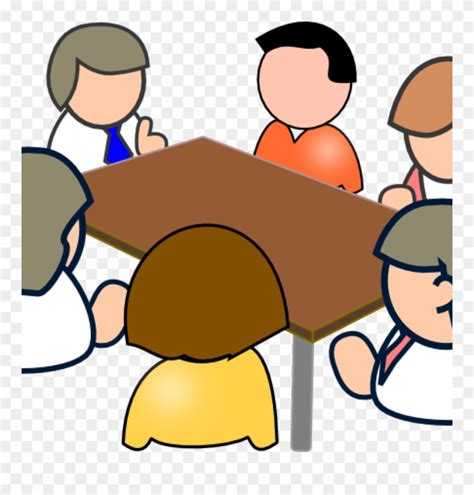 Clipart Teacher Meeting Clipart Of Student Meeting Png Download