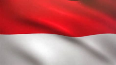 Animasi Bendera Merah Putih Bergerak