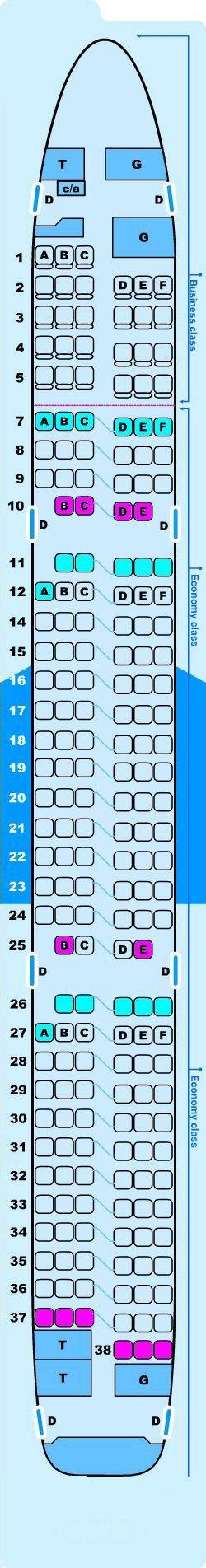 Seat Map Airbus A321 200 Seatmaestro