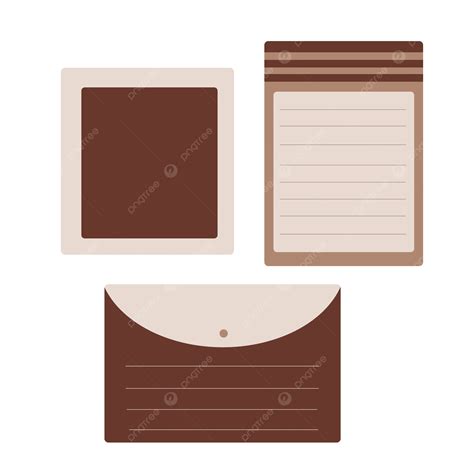 Sticky Notes Brown Aesthetic Memo Paper Sticky Notes Aesthetic Png