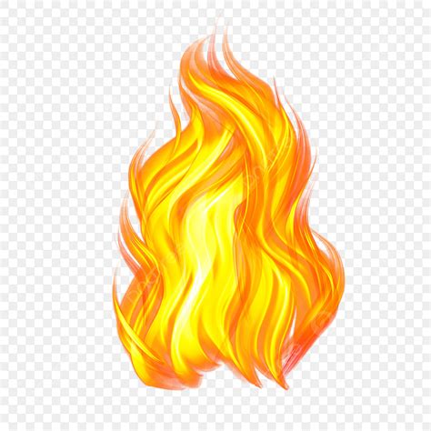 Yellow Flame Clipart Transparent Background Yellow Flame Effect