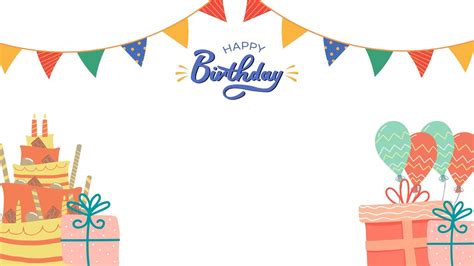 Download Celebration Virtually Birthday Zoom Background