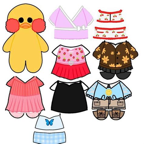 Duck Shirts In 2022 Paper Doll Template Paper Dolls Book Paper