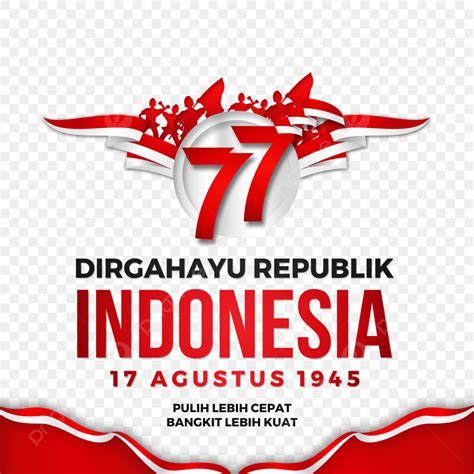 Ucapan Dan Logo Hut Ke Ri Dirgahayu Kemerdekaan Indonesia Hut