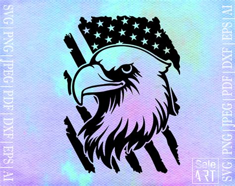 Free American Flag Eagle Svg File Free Svg With Seleart